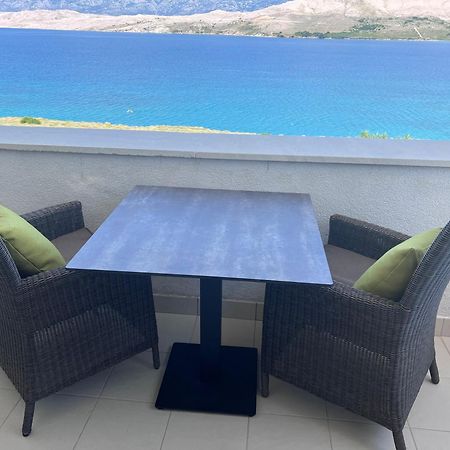 Studio Apartma Pag Blue Ocean 1 With Sea View Pag Town Exterior foto
